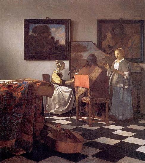 The concert., Johannes Vermeer